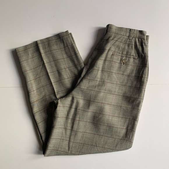 Vintage Liz Claiborne high waisted checkered trousers - Picture 9 of 9